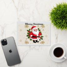 Merry Christmas Greeting Card