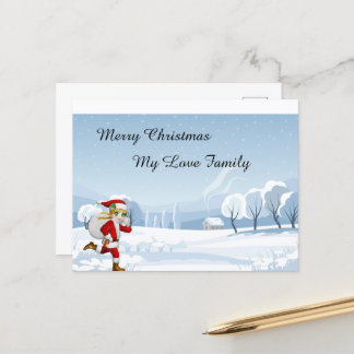 merry christmas greeting card