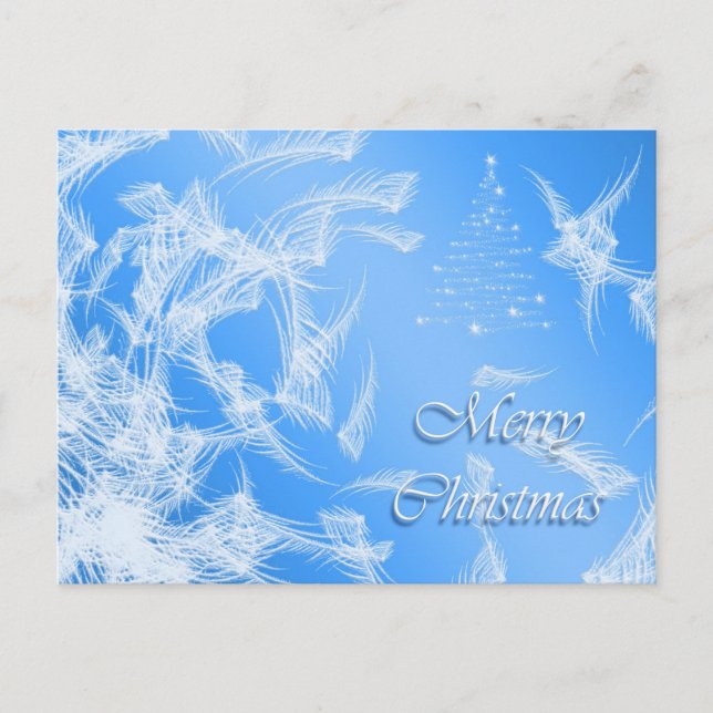 Merry Christmas. Greeting card. Holiday Postcard (Front)