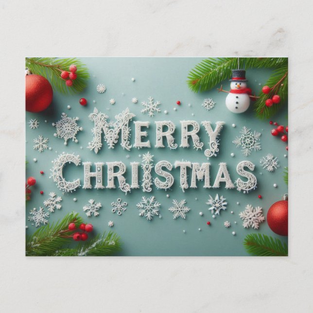 Merry Christmas Greeting Cards  (Front)