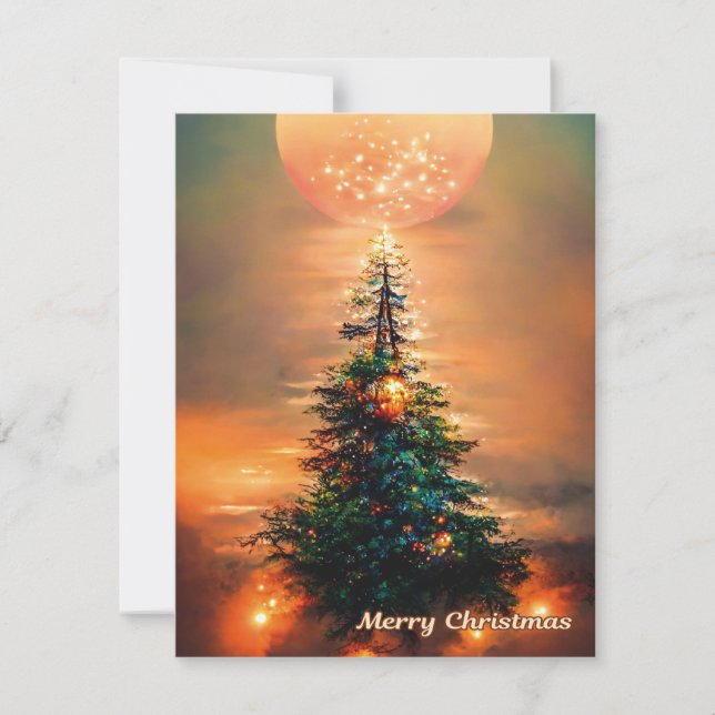 "MERRY CHRISTMAS" Greeting Cards (Front)