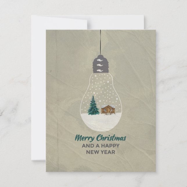 "MERRY CHRISTMAS" Greeting Cards (Front)