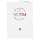 Merry Christmas Greeting Cards (Back)