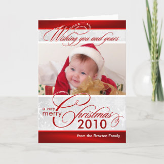 Merry Christmas Greeting Cards with Photo