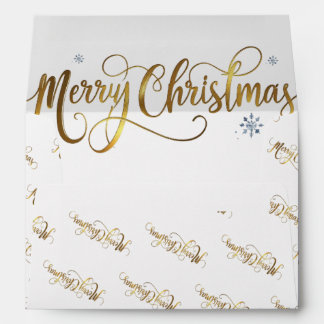 Merry Christmas greeting Envelope