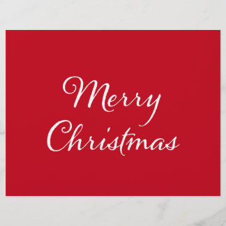 Merry Christmas Greeting Flyer