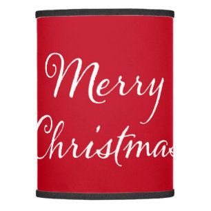 Merry Christmas Greeting Lamp Shade