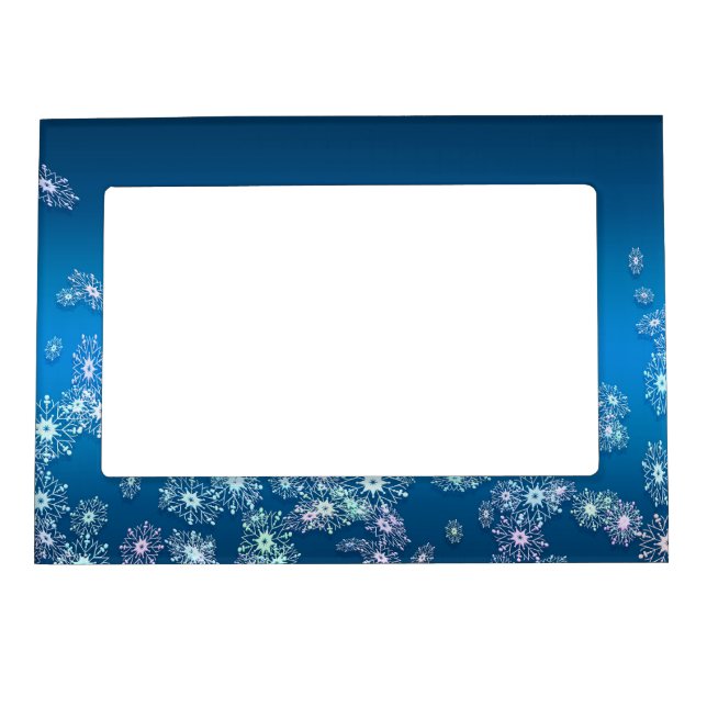 Merry Christmas. Greeting. Magnetic Picture Frame (Front)