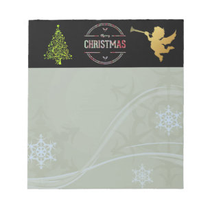 Merry Christmas Greeting Notepad