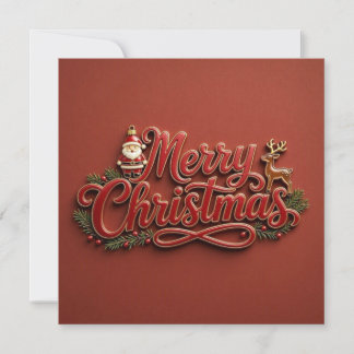 Merry Christmas greetings cards
