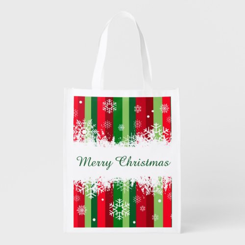 Merry Christmas Grocery Bag