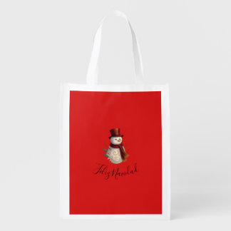 Merry Christmas Grocery Bag - Feliz Navidad