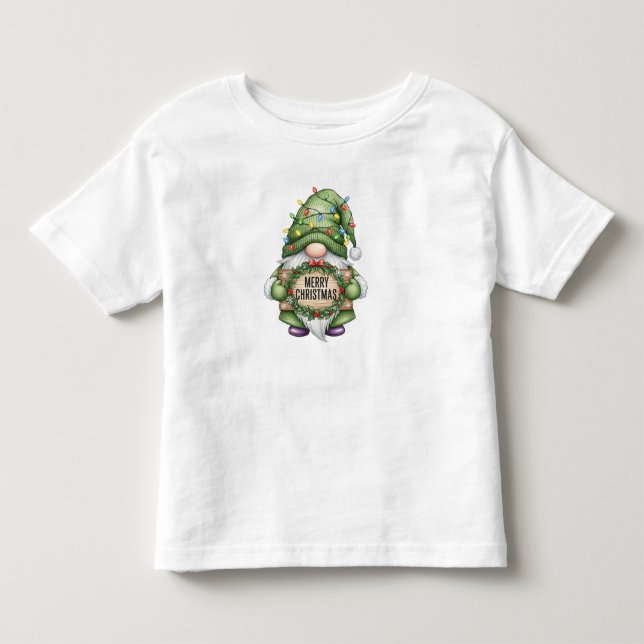 Merry Christmas Gronme in Lights Toddler T-shirt (Front)
