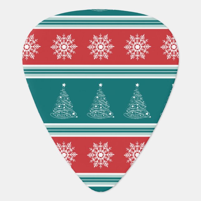 Merry Christmas Guitar Pick (Front)