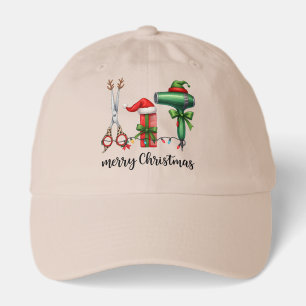 Merry Christmas Hairdresser Festive Stylist Xmas Hat