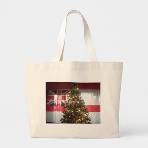 Merry Christmas Hakuna Matata UK Large Tote Bag