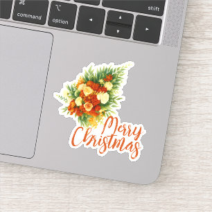 Merry Christmas Halloween New Year Sticker