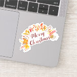Merry Christmas Halloween New Year Sticker
