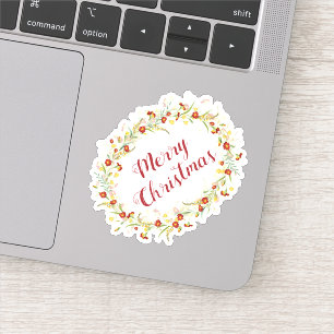 Merry Christmas Halloween New Year Sticker