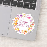 Merry Christmas Halloween New Year  Sticker