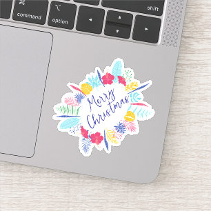 Merry Christmas Halloween New Year  Sticker