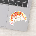 Merry Christmas Halloween New Year Sticker