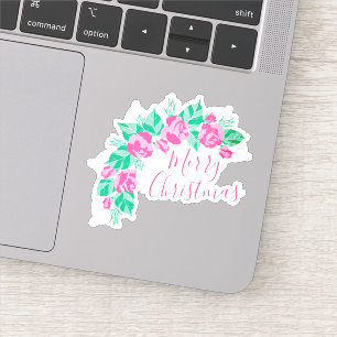 Merry Christmas Halloween New Year Sticker