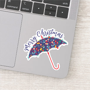 Merry Christmas Halloween New Year  Sticker