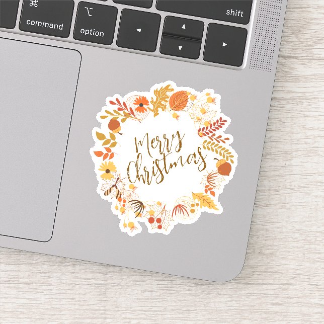 Merry Christmas Halloween New Year  Sticker (Detail)