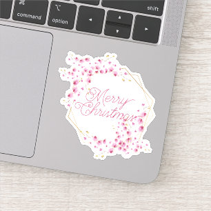 Merry Christmas Halloween New Year Sticker
