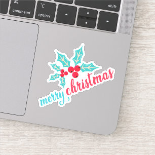 Merry Christmas Halloween New Year Sticker