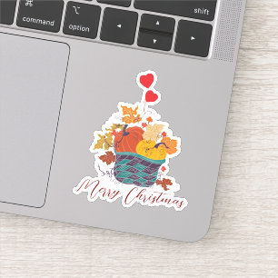 Merry Christmas Halloween New Year  Sticker