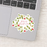 Merry Christmas Halloween New Year  Sticker