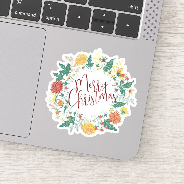 Merry Christmas Halloween New Year  Sticker (Detail)