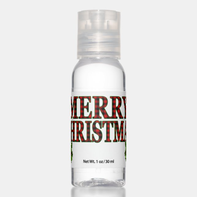 Merry Christmas! Hand Sanitizer (Front)