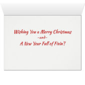 Merry Christmas Handyman Cards (Inside Horizontal (Bottom))