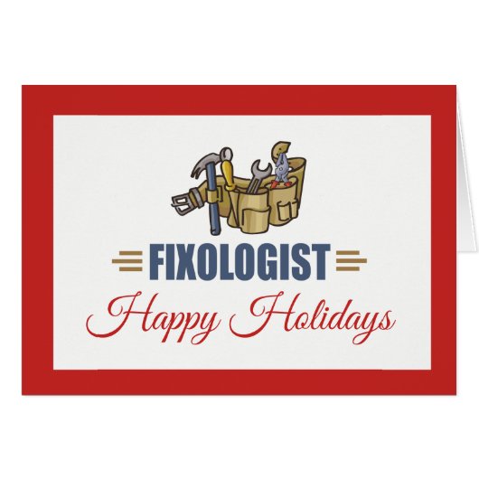 Merry Christmas Handyman Cards (Front Horizontal)