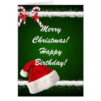 Christmas Birthday Cards - Greeting &amp; Photo Cards | Zazzle