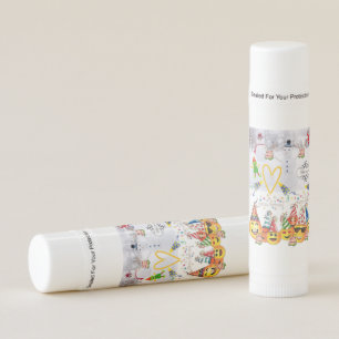 Merry Christmas Happy Birthday Lips Balm Lip Balm