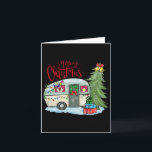 Merry Christmas Happy Camper Fun Camping Life Fami Card<br><div class="desc">Merry Christmas Happy Camper Fun Camping Life Family Xmas</div>