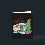 Merry Christmas Happy Camper Fun Camping Life Fami Card<br><div class="desc">Merry Christmas Happy Camper Fun Camping Life Family Xmas</div>