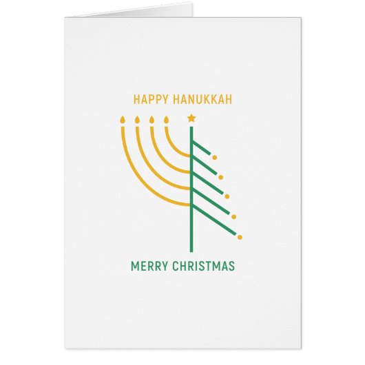 Merry Christmas, Happy Hanukkah Cards (Front)