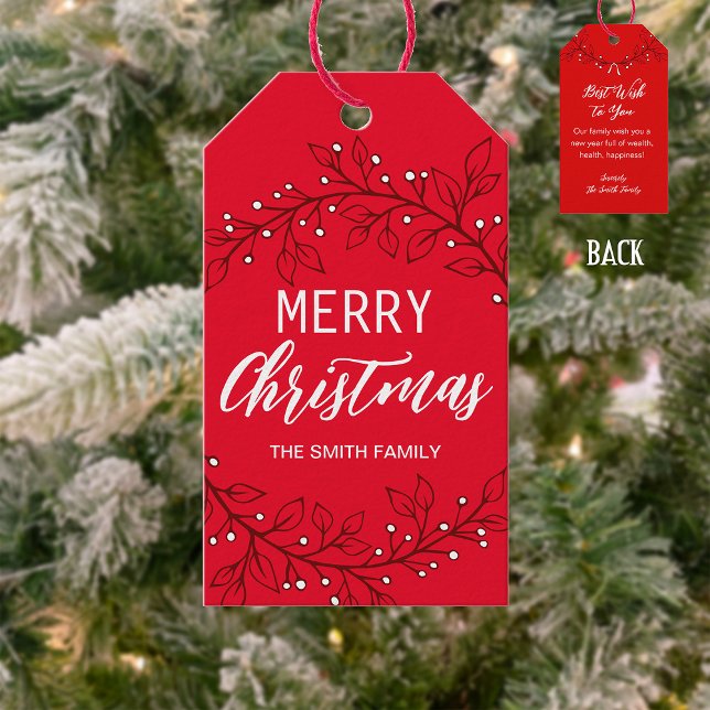 Merry Christmas/Happy Holidays Gift Tag (Creator Uploaded)
