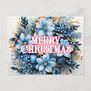 Merry Christmas Happy Holidays Postcard