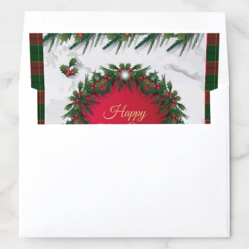 Merry Christmas  Happy New Year 2023 Decoration Envelope Liner