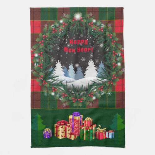 Merry Christmas  Happy New Year 2023 Snowman Kitchen Towel