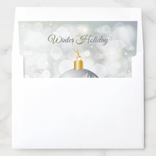 Merry Christmas  Happy New Year 2023 XMAS Snow Envelope Liner