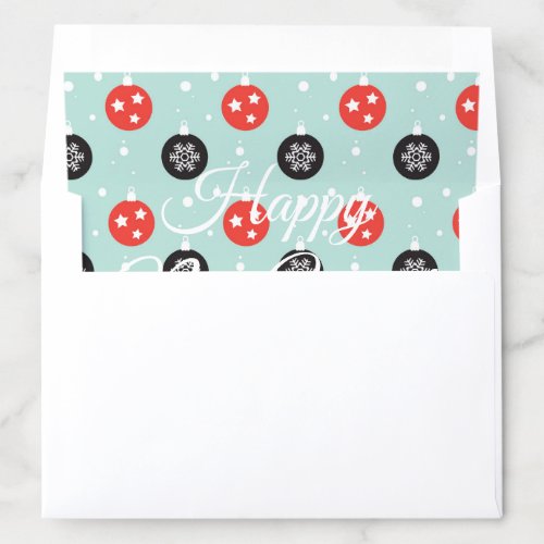 Merry Christmas  Happy New Year 2023 XMAS Snow Envelope Liner