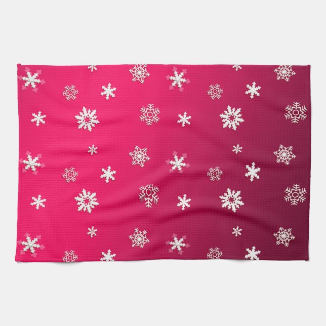 Merry Christmas & Happy New Year! 2023 XMAS Snow Kitchen Towel (Horizontal)