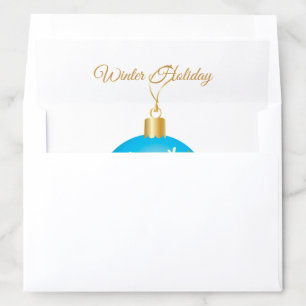 Merry Christmas & Happy New Year! 2025 XMAS Snow Envelope Liner